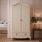 Ivory Double Wardrobe