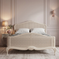 Ivory Rattan High End Super King Bed