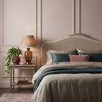 Ivory Rattan King Headboard