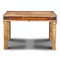 Jali Sheesham Wood Dining Table, Light, 120cm