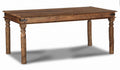 Jali Sheesham Wood Dining Table, Natural, 180cm