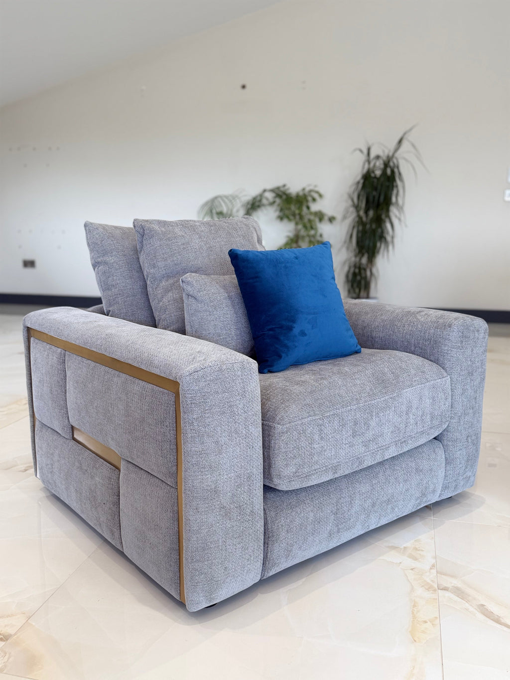 Jupiter Sofa Grey Armchair