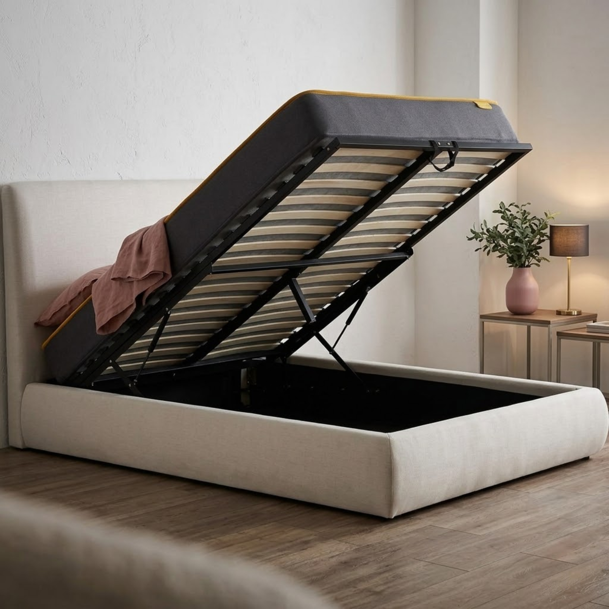 Lanis Ottoman Bed Double