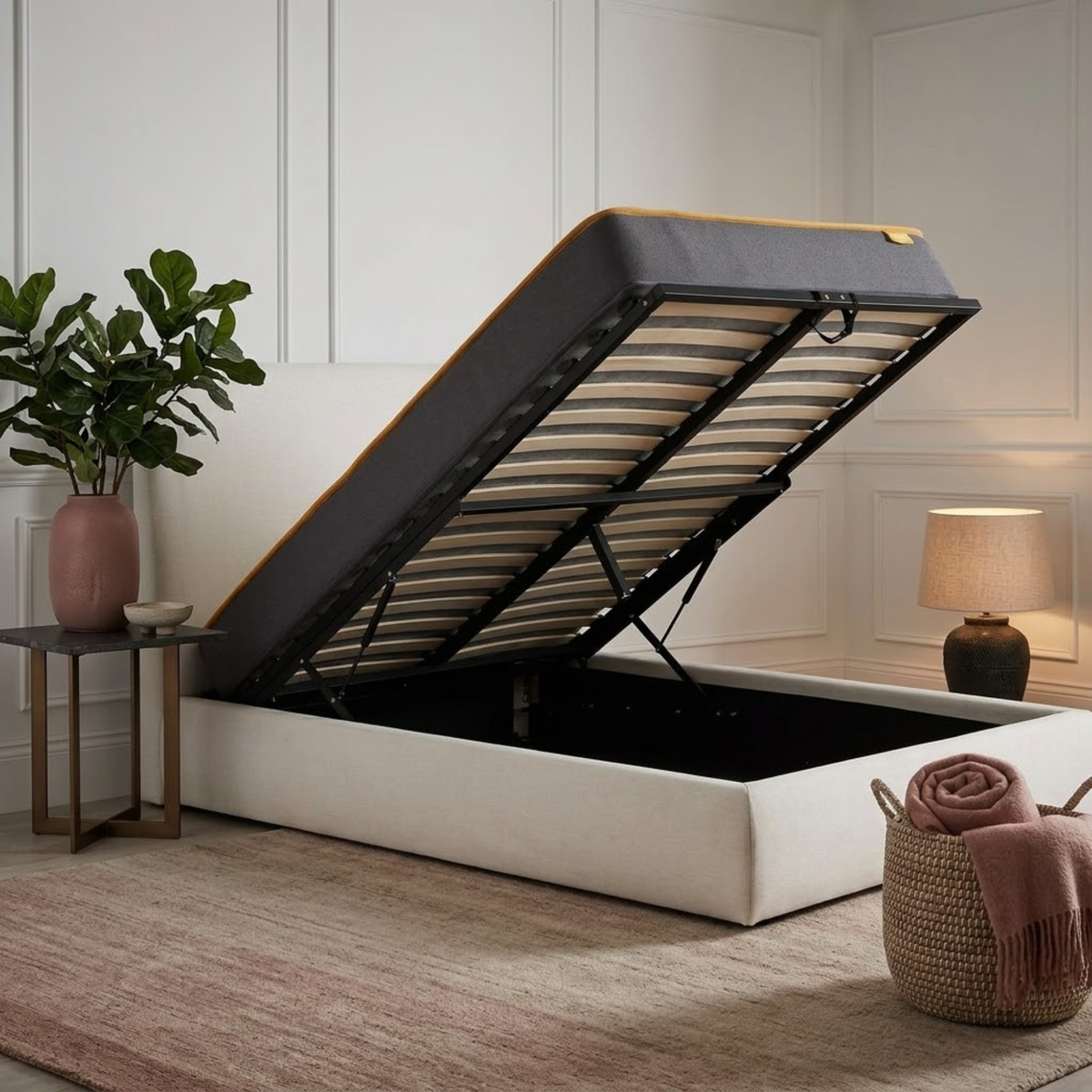 Lanis Ottoman Bed King