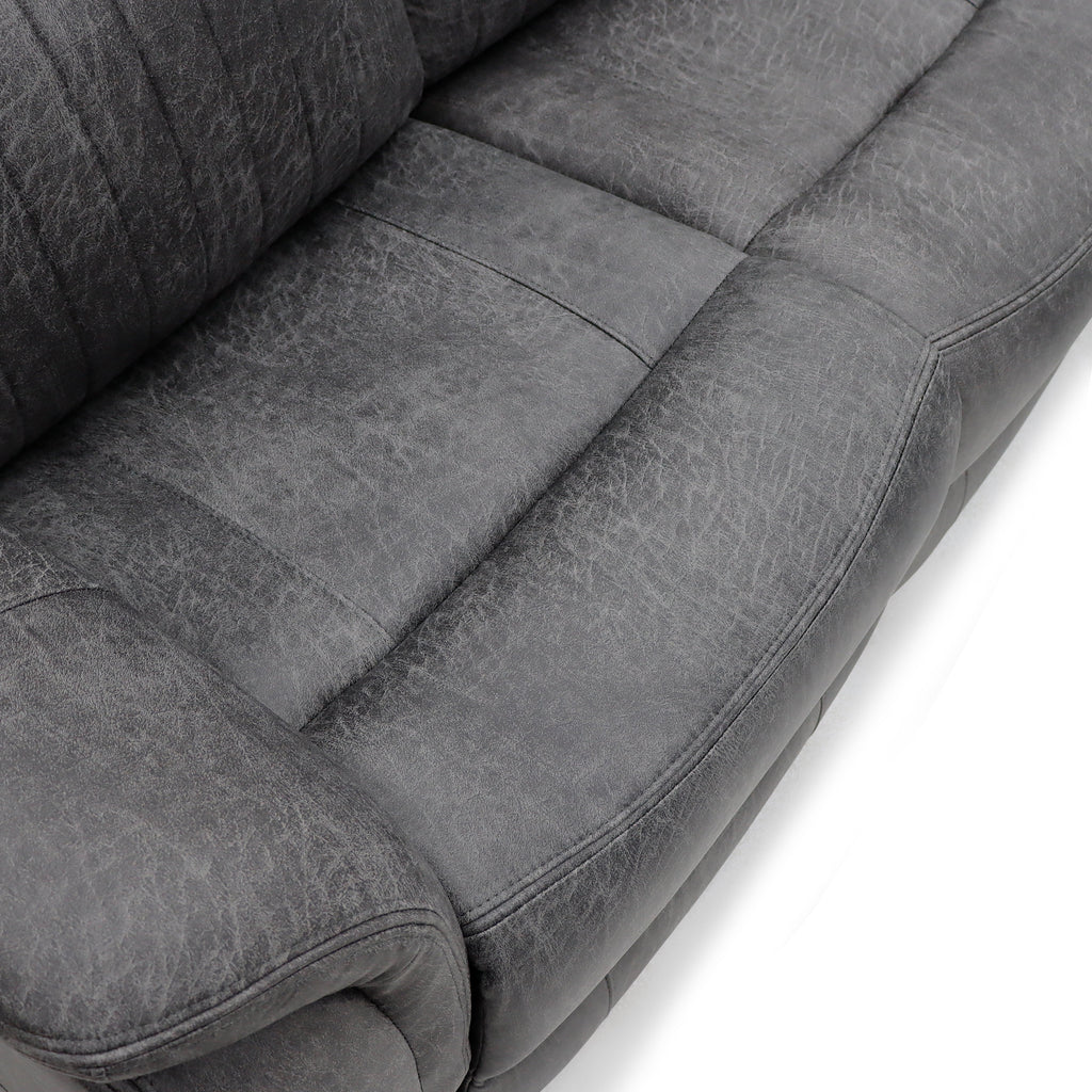 Leon Electric Recliner Sofa Grey 2 Seater