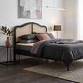 Leonie Rattan Bed Black
