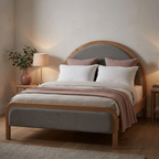 Liana Double Bed Oak