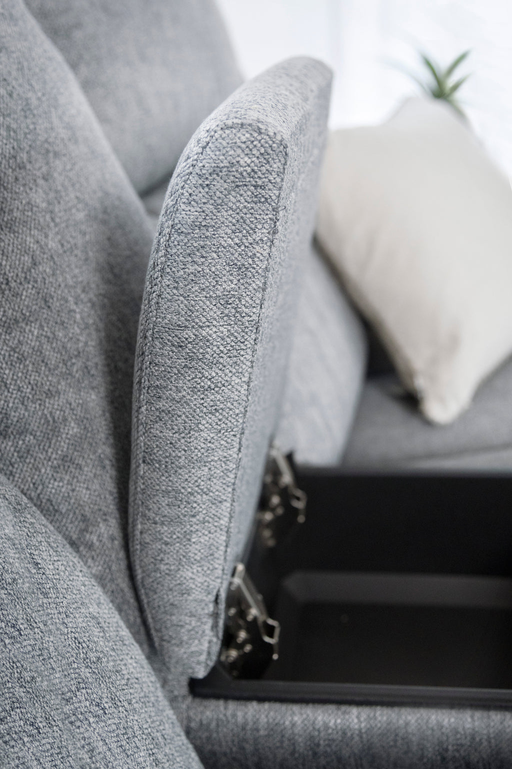 Linden Electric Recliner Sofa Grey 2 Seater