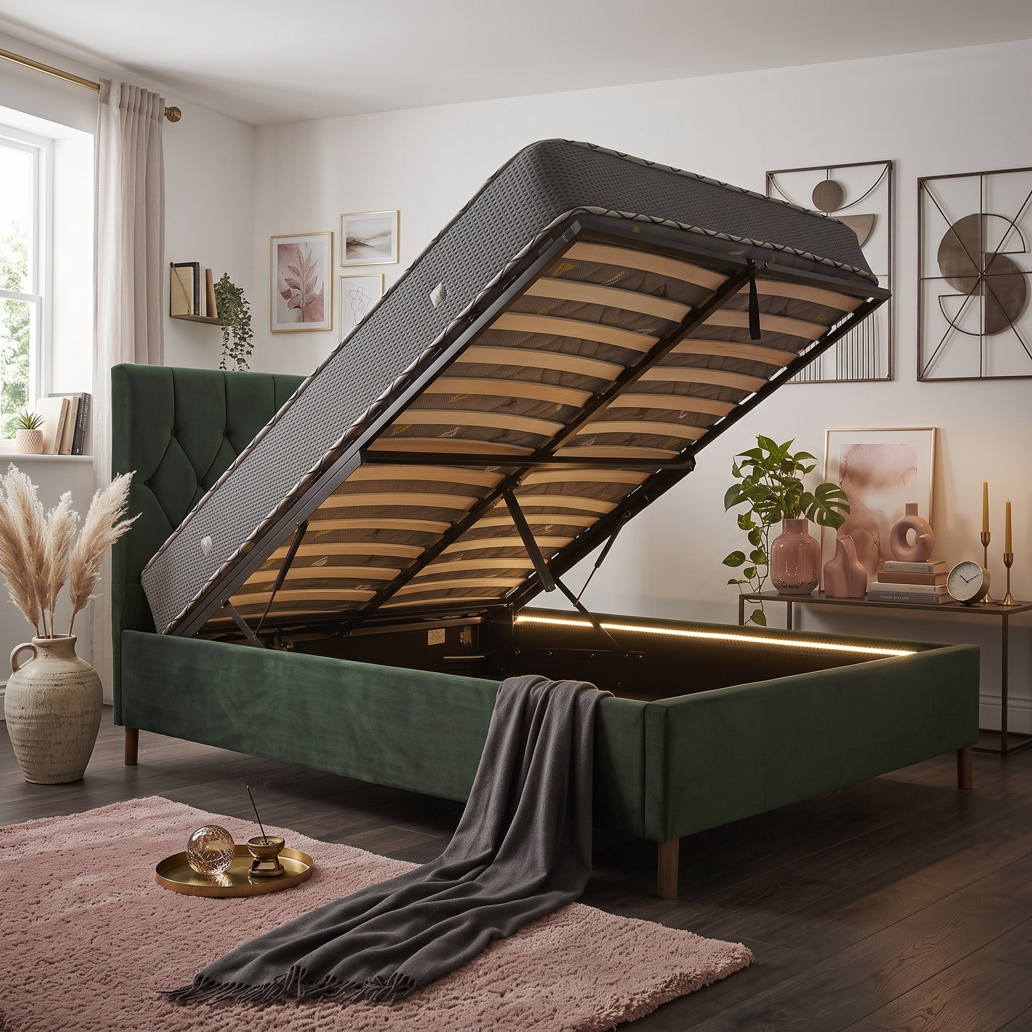 Loxley King Ottoman Bed