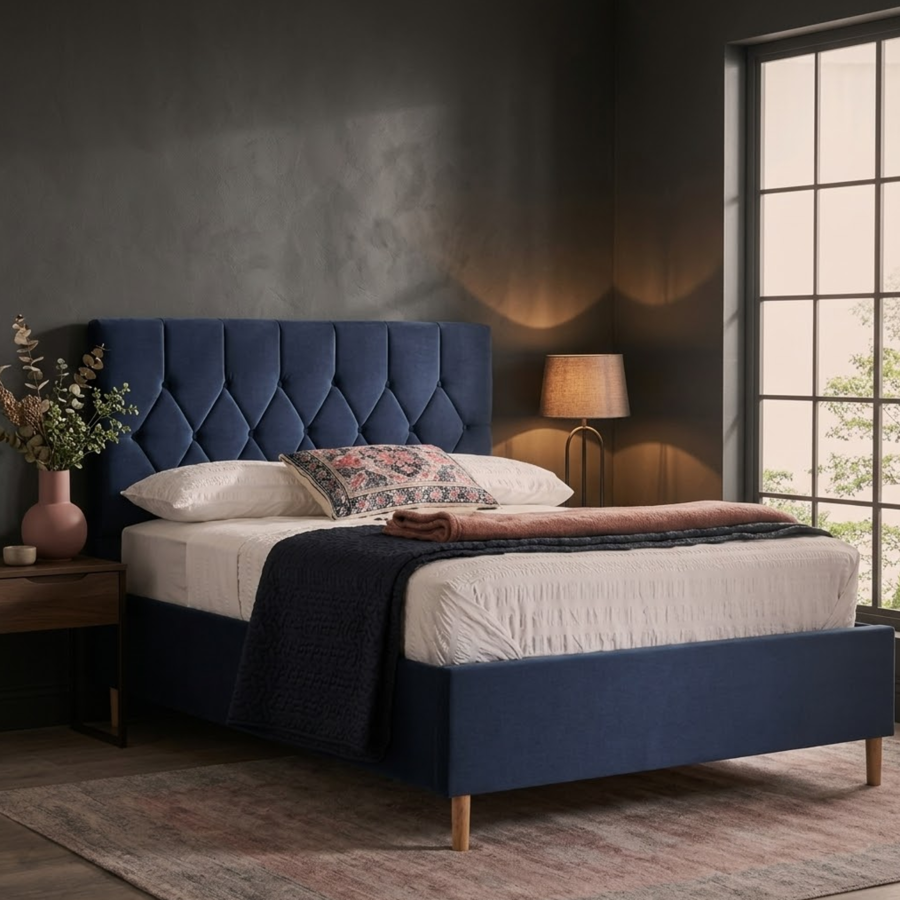 Loxley King Ottoman Bed