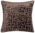 Malini Large Bergen Choc Cushion