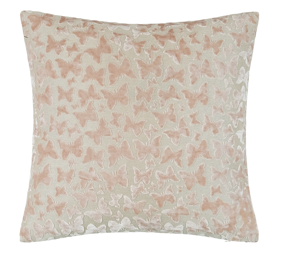 Malini Large Butterfly BabyPink Cushion