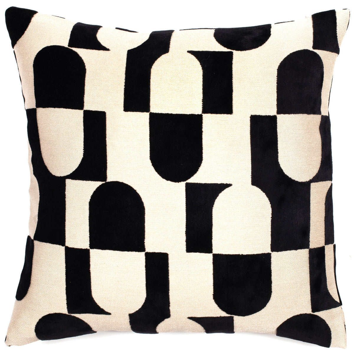 Paul Moneypenny Chillpill Black Large Cushion