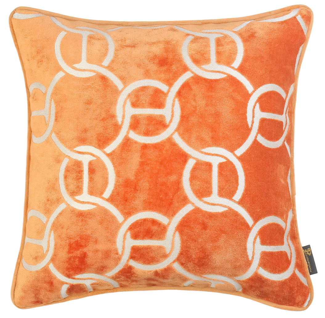 Paul Moneypenny Large Hookup Orange Cushion