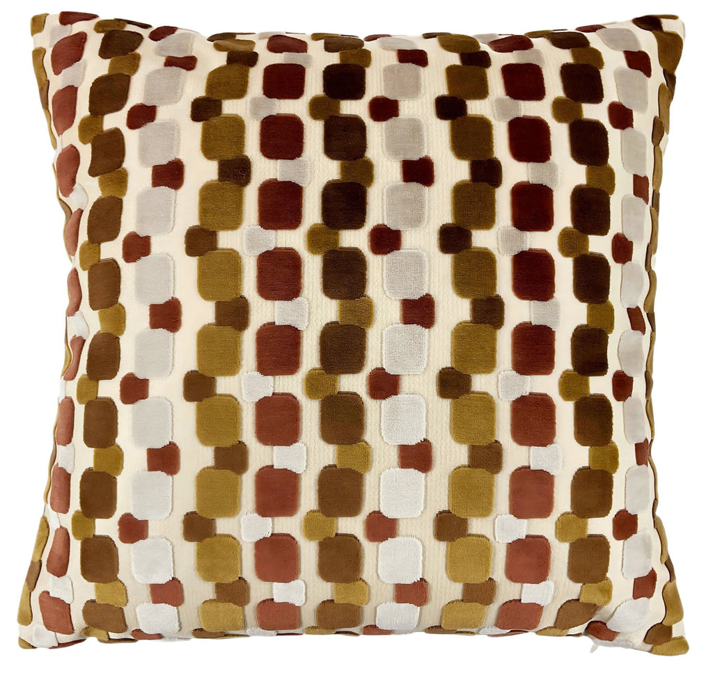 Malini Memphis Cognac Cushion