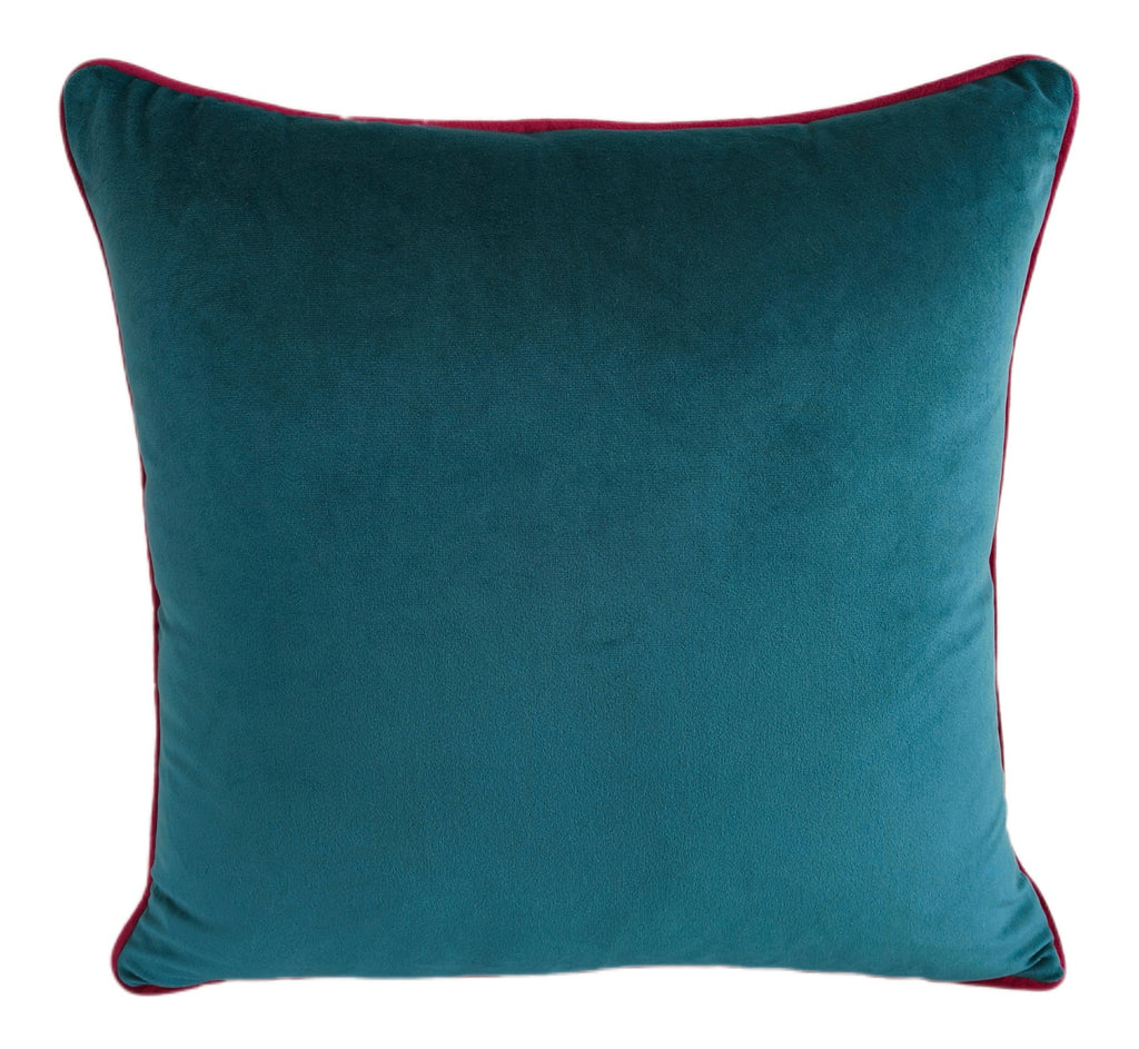Paul Moneypenny Twofaced Teal And Fuschia Large Cushion