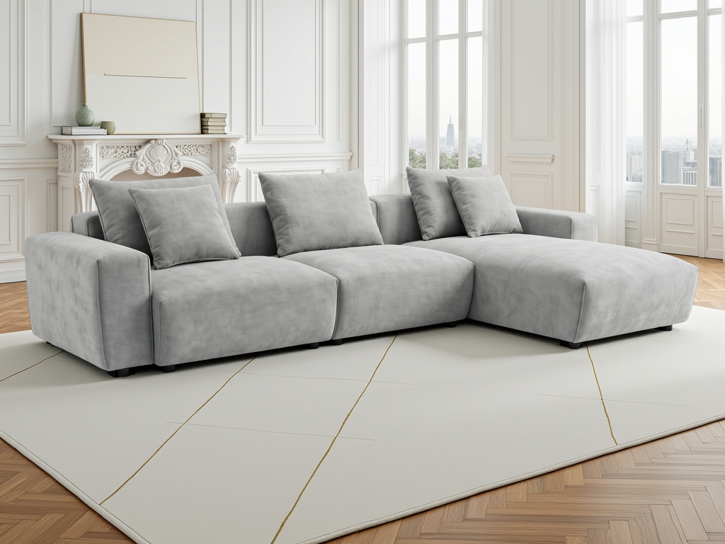 Malibu Sofa Grey Universal Corner