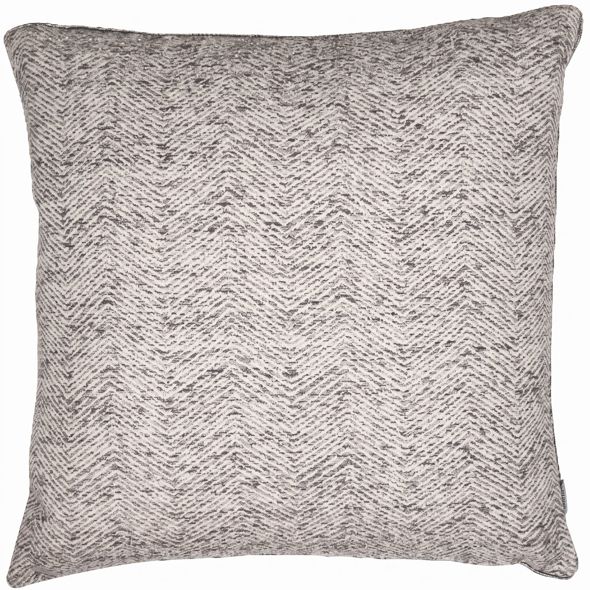 Malini Large Ripple Charcoal Cushion