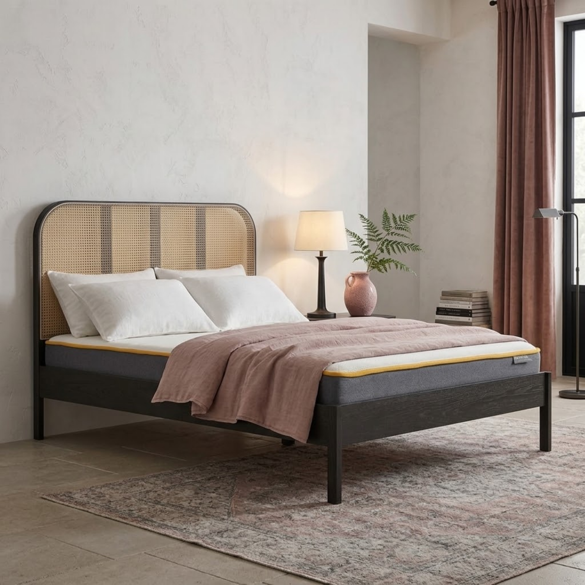 Margot King Rattan Bed