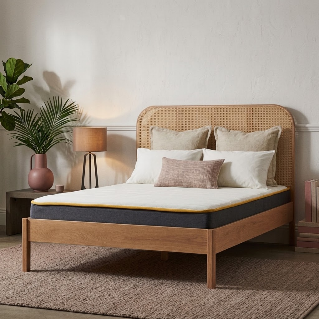 Margot King Rattan Bed