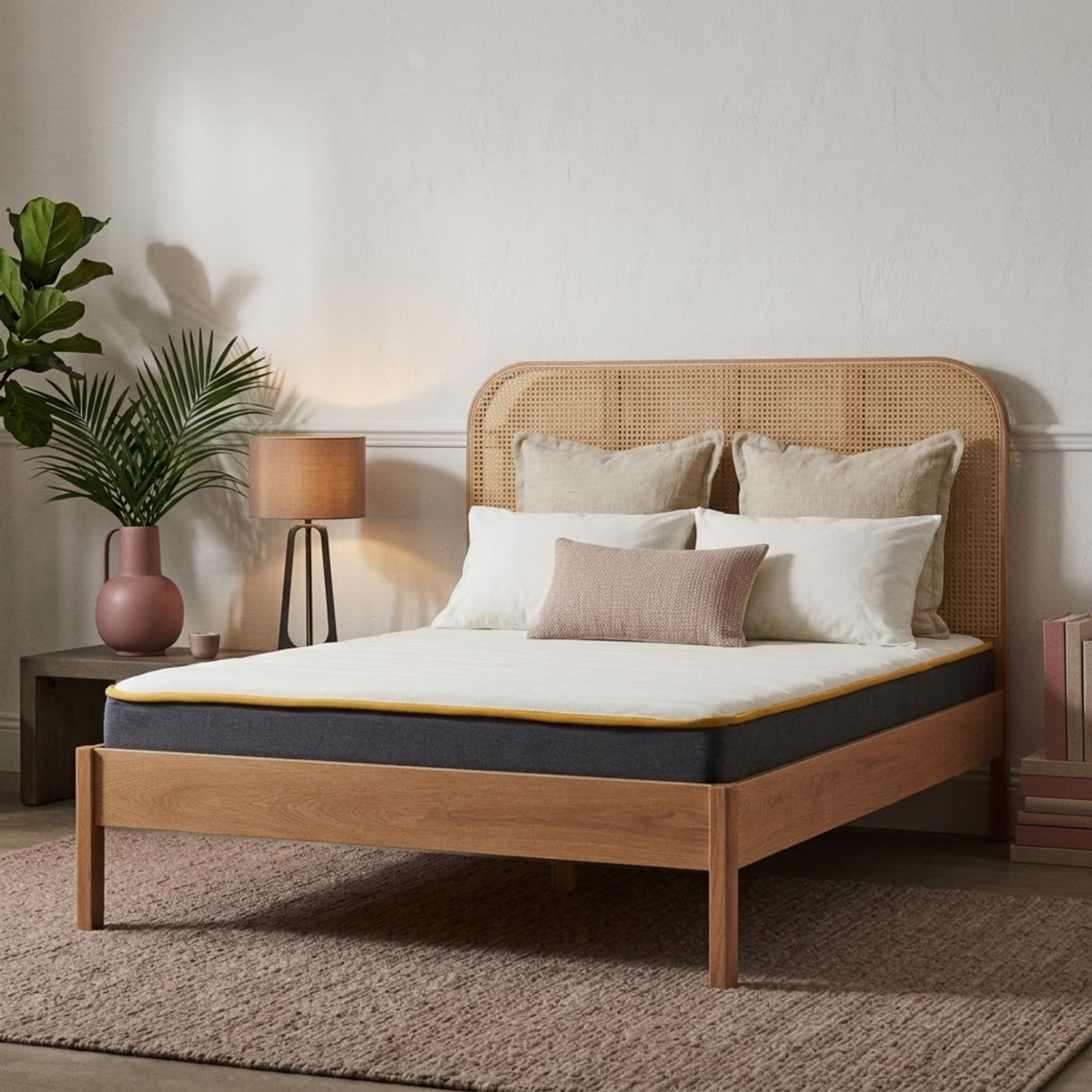 Margot King Rattan Bed