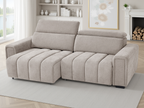 Molly Electric Sofabed Beige 3 Seater