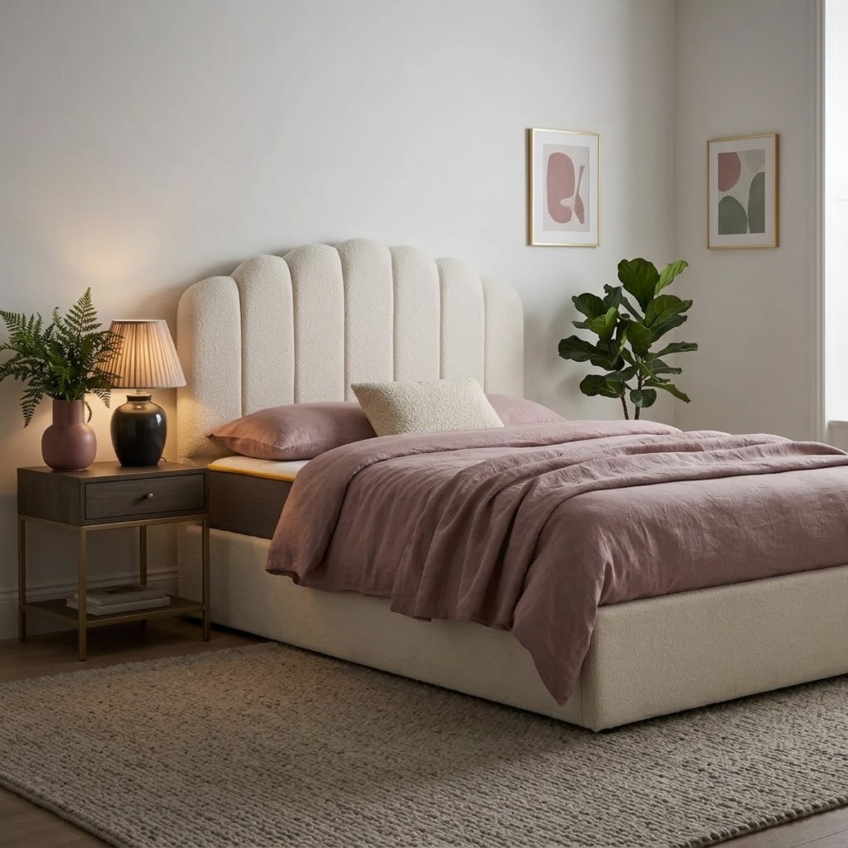 Monaco Double Ottoman Bed