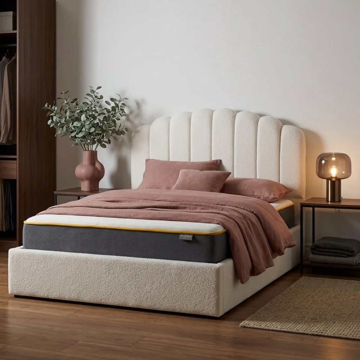 Monaco King Ottoman Bed