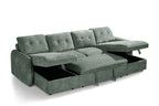 Moscow Sofabed Green U Shape Corner
