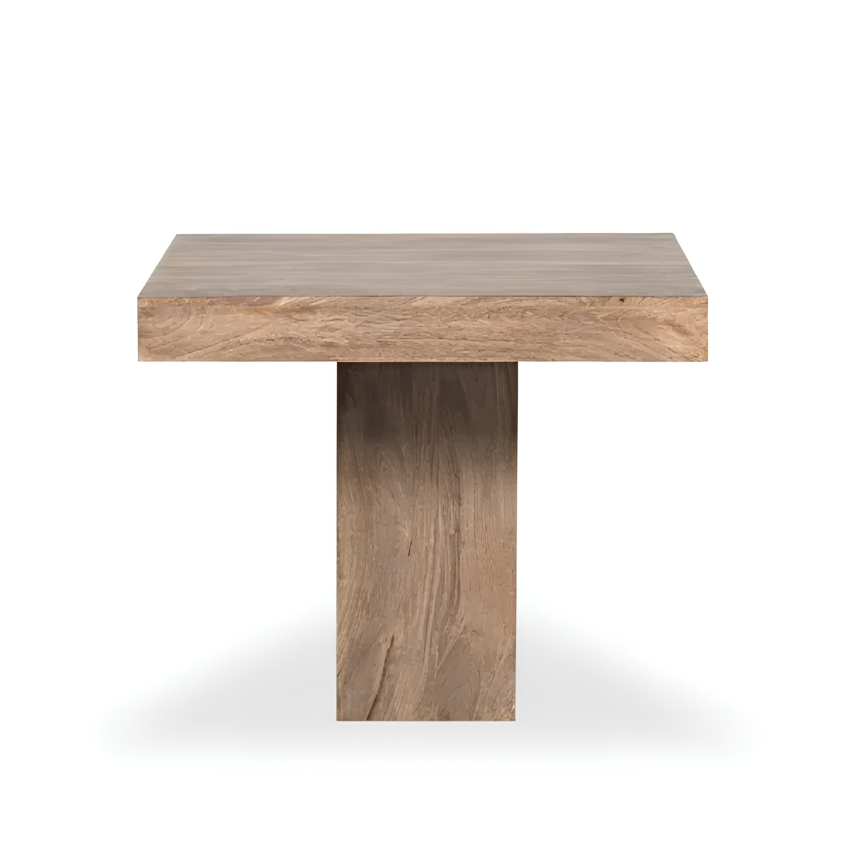 Dakota Mango Wood Dining Table 90cm in Oak Stain