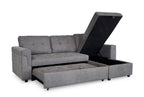 Omniya Sofabed Grey Universal Corner