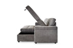 Omniya Sofabed Grey Universal Corner