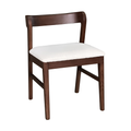 Oslo Cream Boucle Oak Dining Chair