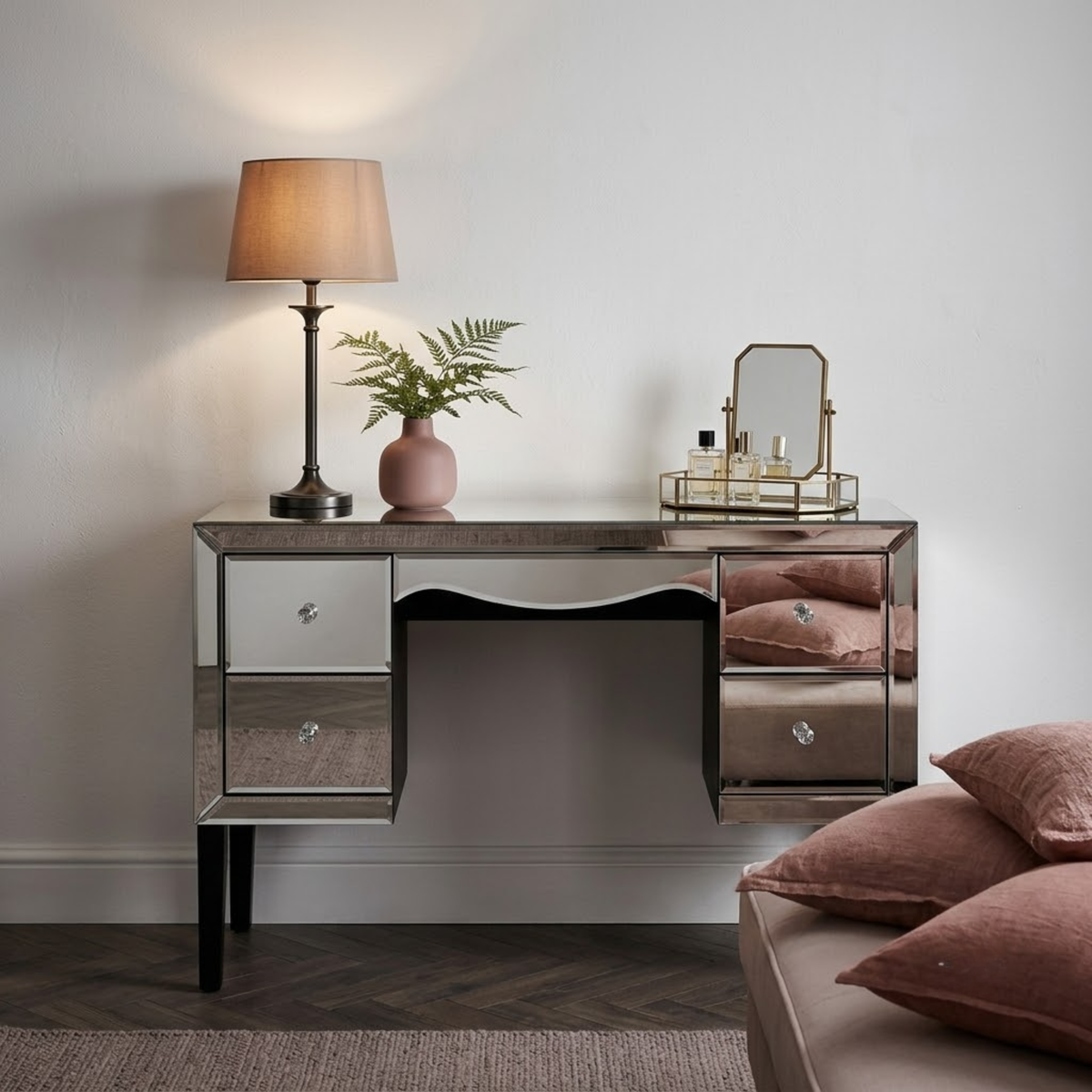 Palermo 4 Drawer Dressing Table
