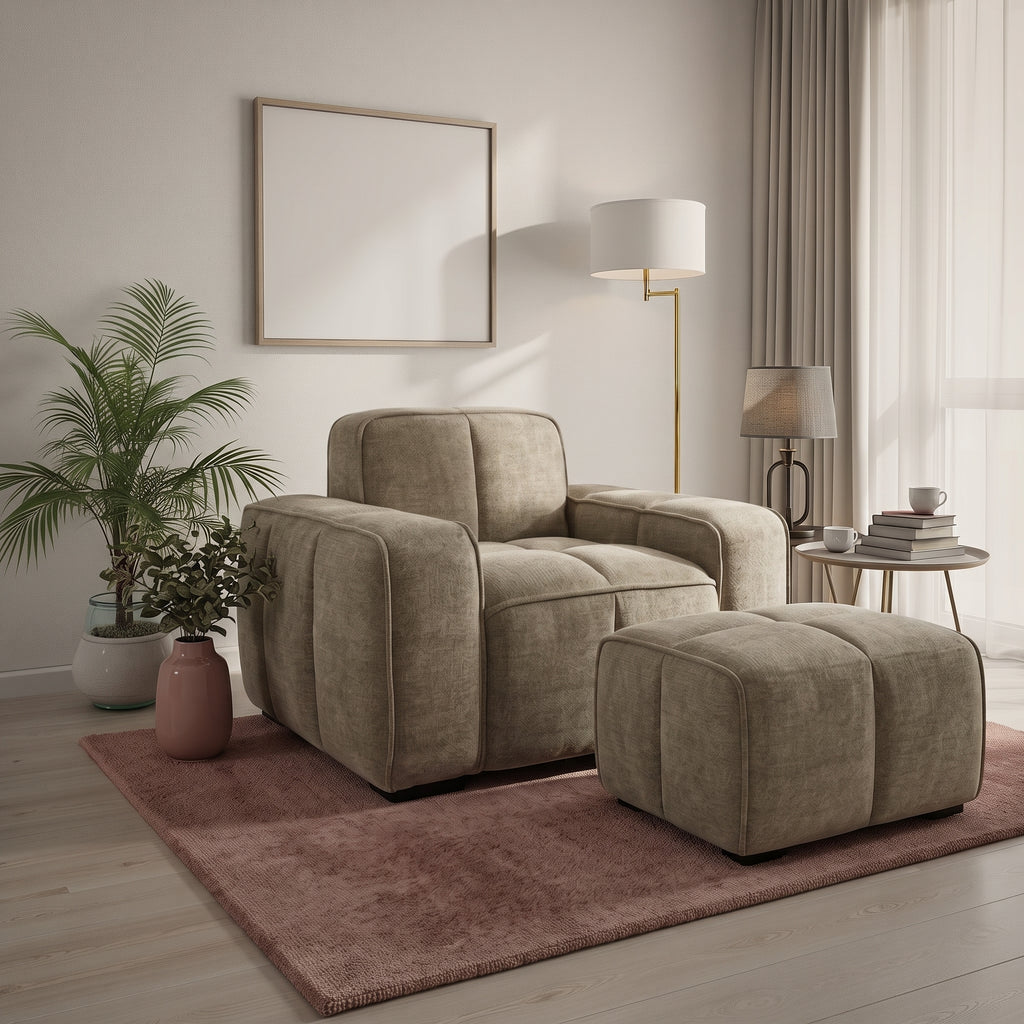 Paris Sofa Beige Armchair