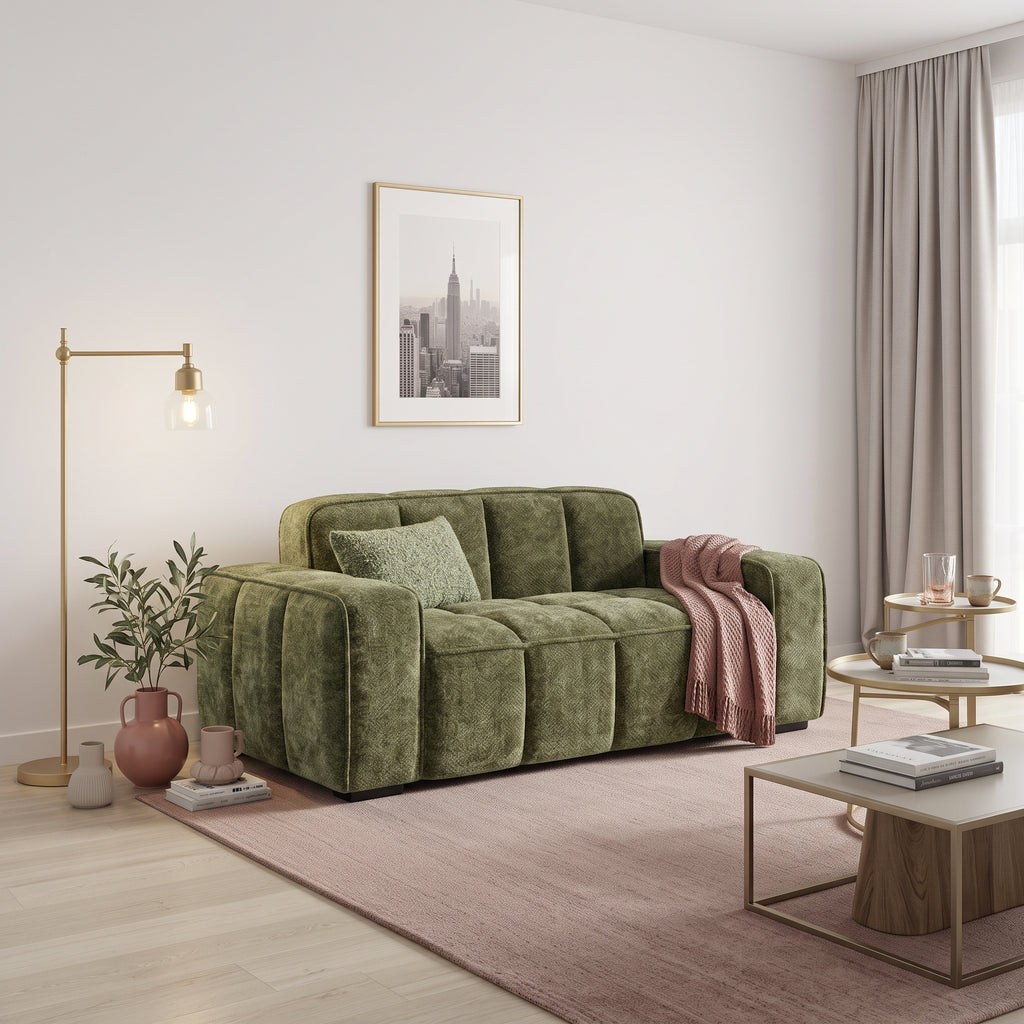 Paris Sofa Olive 3 Seater