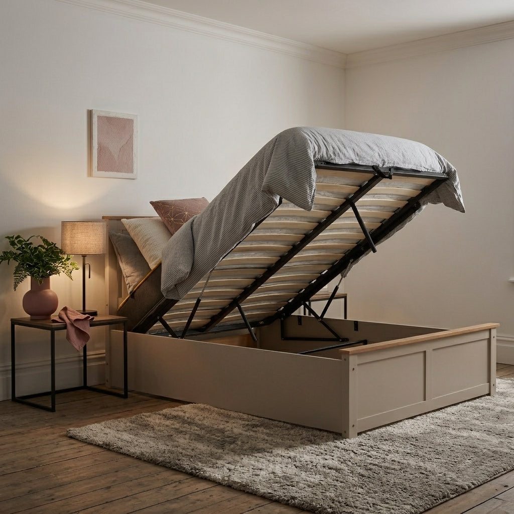 Phoenix Double Ottoman Bed