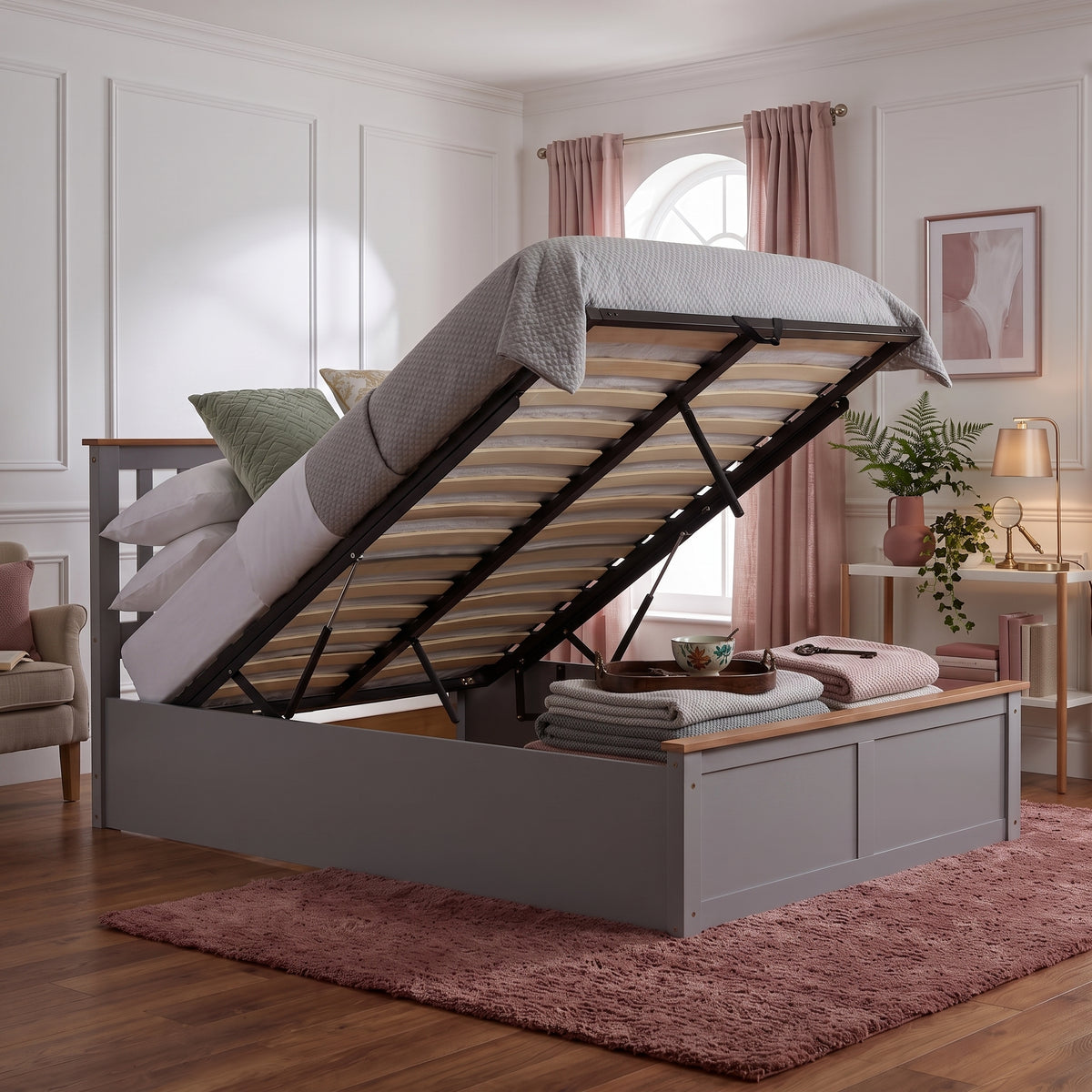 Phoenix King Ottoman Bed