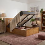 Phoenix Small Double Ottoman Bed