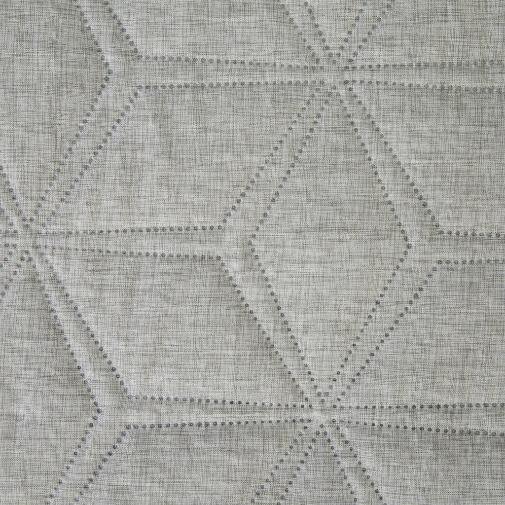Malini Lombardi Hexagon Quilted Double Bedspread in Grey