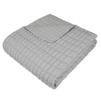 Malini Stockholm Quilted Double Bedspread in Grey