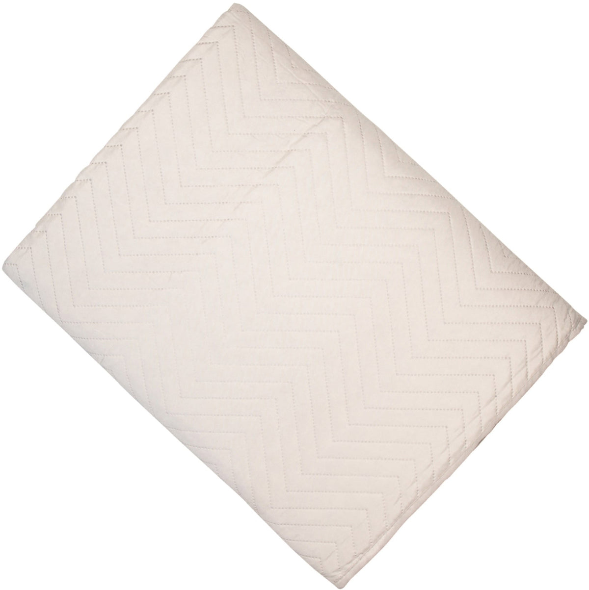 Malini Amelle Quilted King Size Bedspread in Ivory