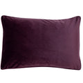 Malini Luxe Rectangle Aubergine Cushion