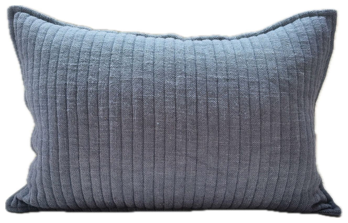 Malini Rectangular Looma Blue Cushion
