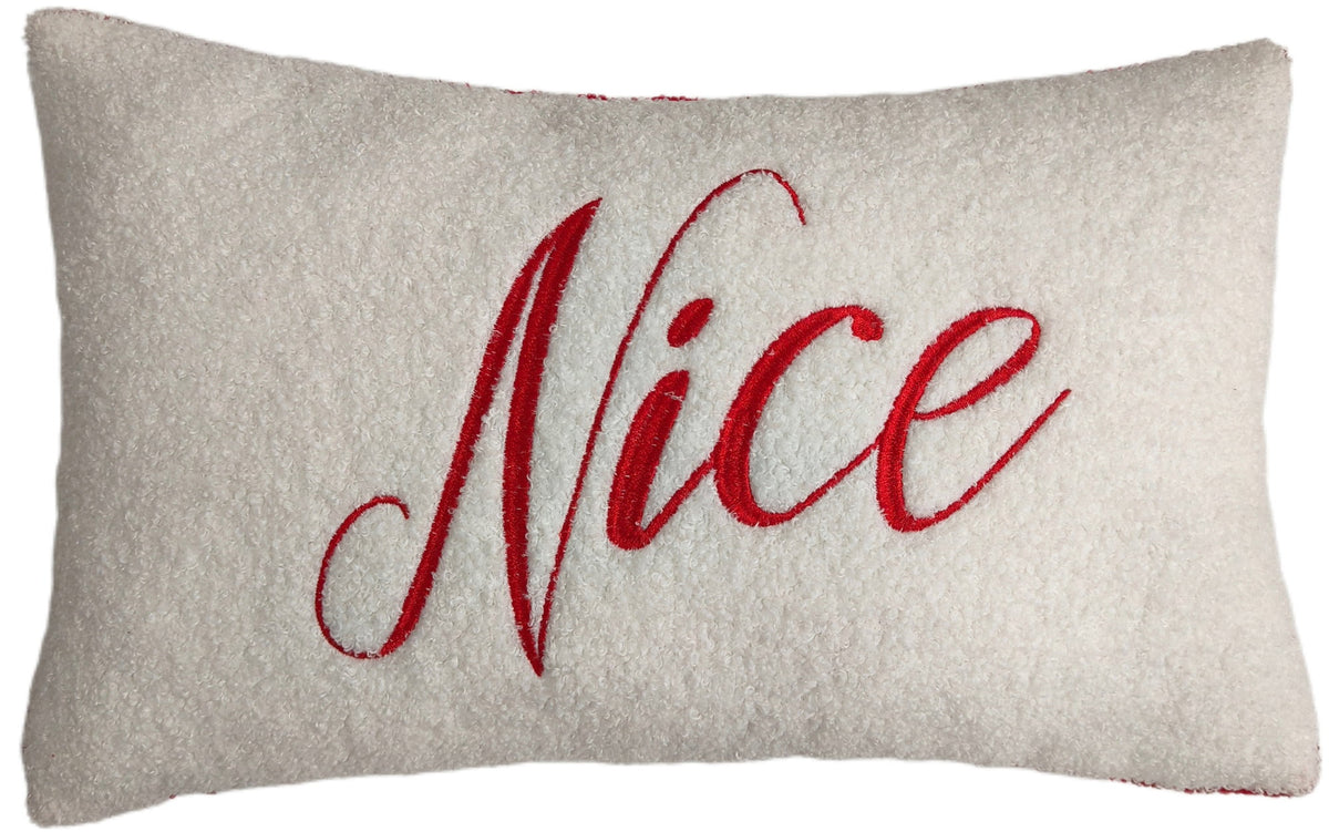 Paul Moneypenny Nicelist Rectangle Cushion