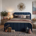Rowan King Bed Blue