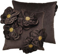 Paul Moneypenny Bloomingwonderful Choc Cushion