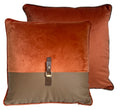 Paul Moneypenny Buckleup Orange Cushion