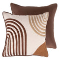 Malini Flax Brown Cushion