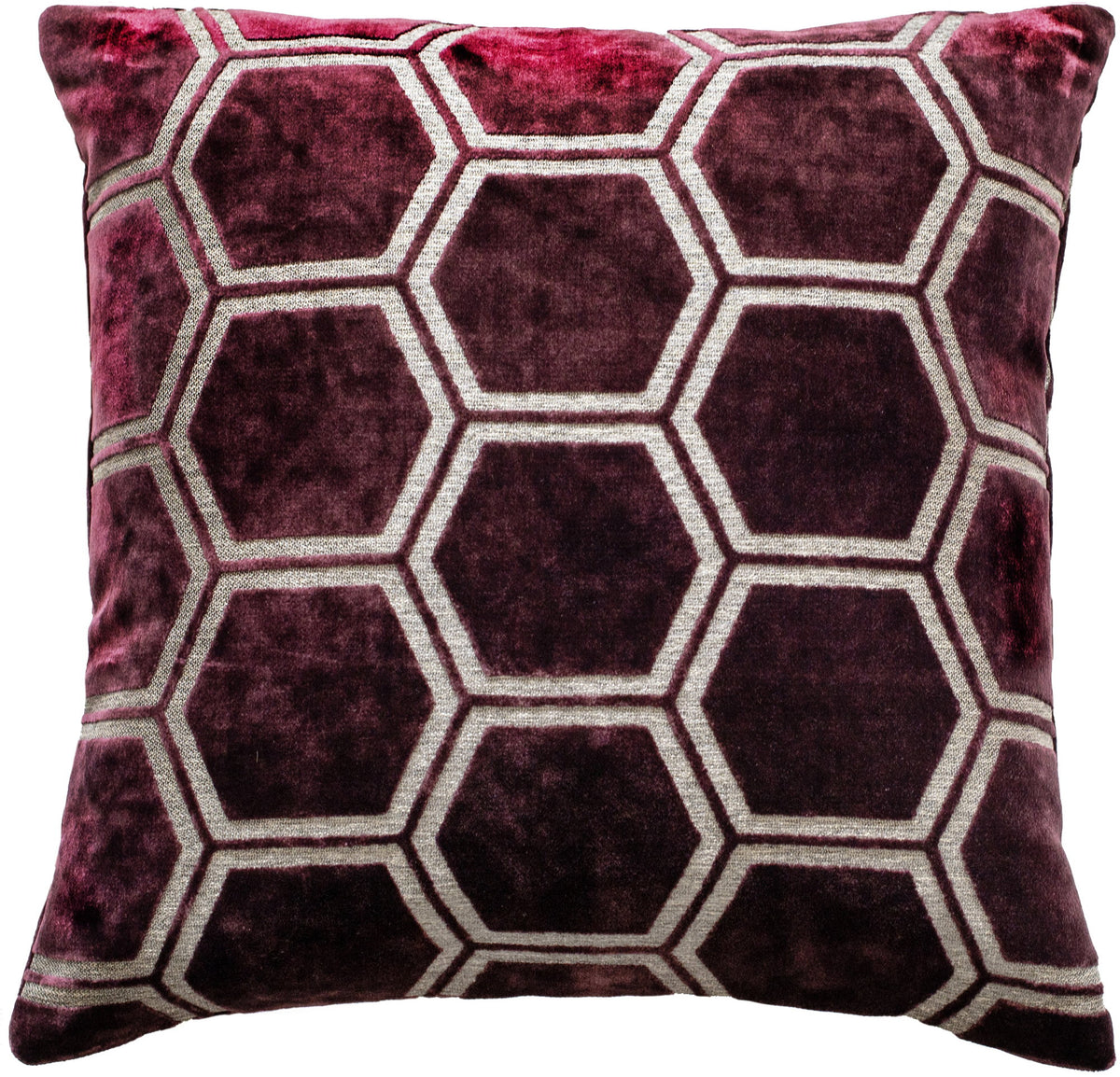 Malini Ivor Aubergine Cushion